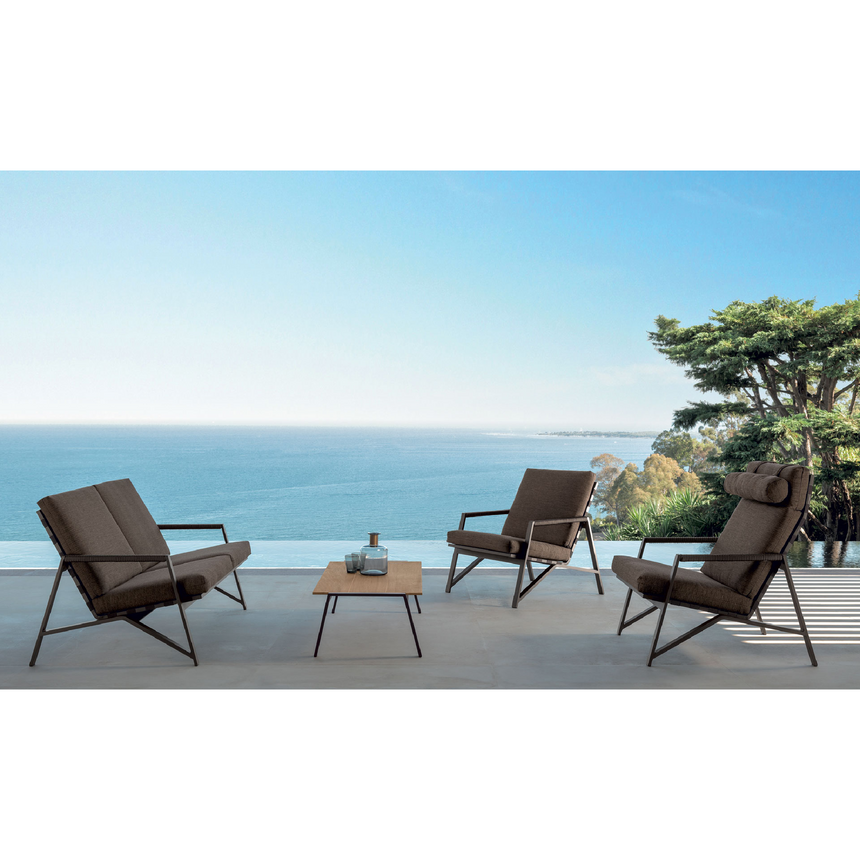 Padded Outdoor Living Armchair | Talenti Cottage | Italianfurniture.com
