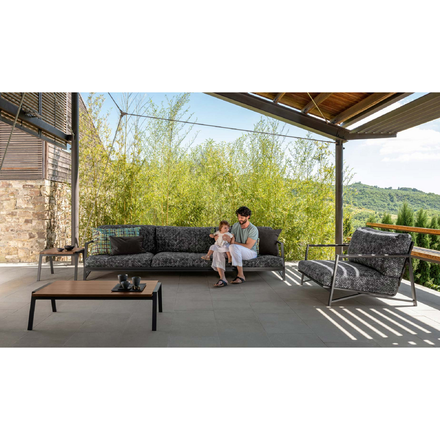 Padded Outdoor Luxury Armchair | Talenti Cottage | Italianfurniture.com