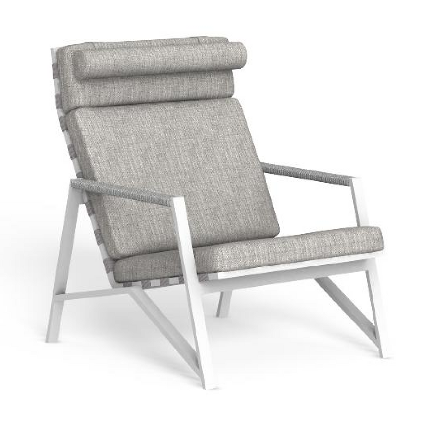 Padded Outdoor Lounge Armchair | Talenti Cottage | Italianfurniture.com
