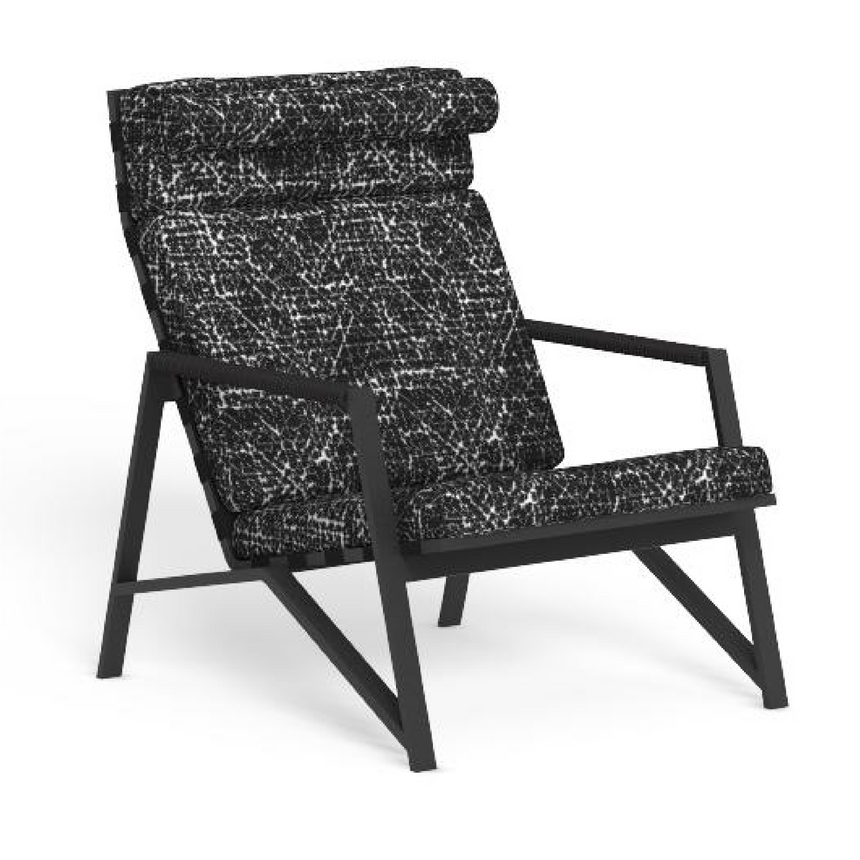 Padded Outdoor Lounge Armchair | Talenti Cottage | Italianfurniture.com