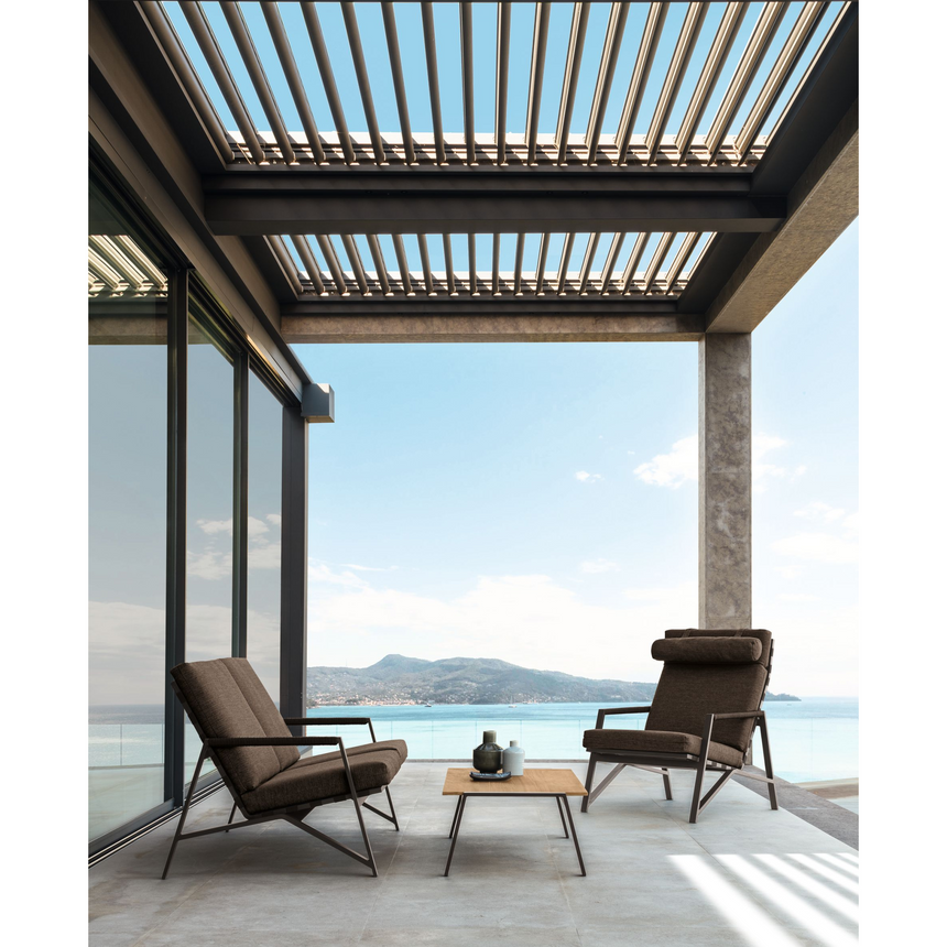 Padded Outdoor Lounge Armchair | Talenti Cottage | Italianfurniture.com