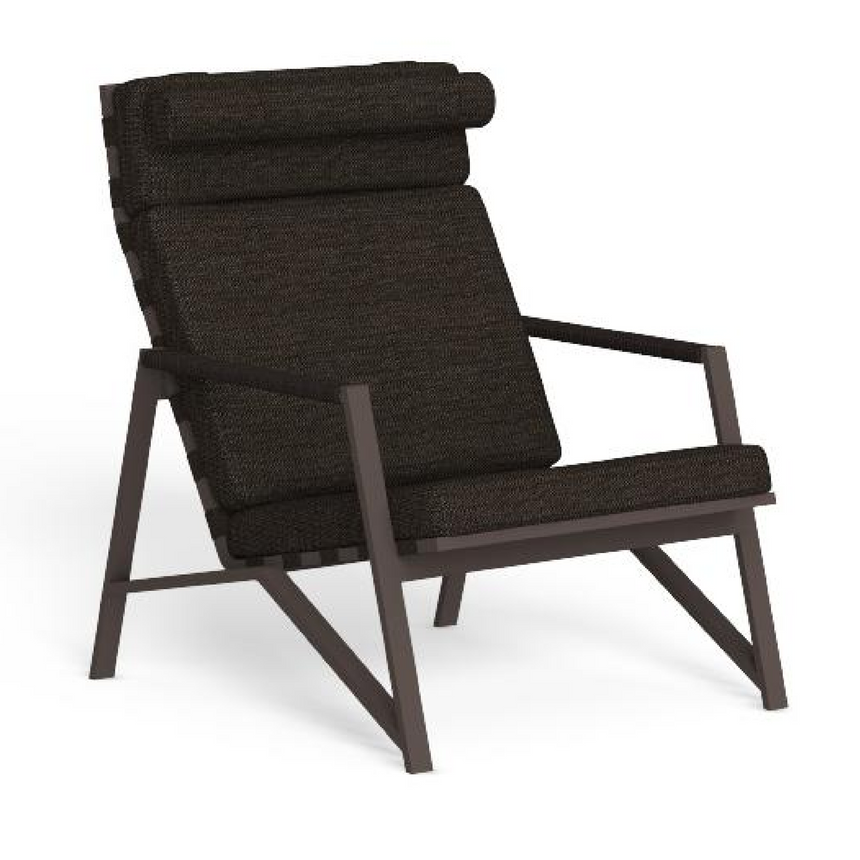 Padded Outdoor Lounge Armchair | Talenti Cottage | Italianfurniture.com