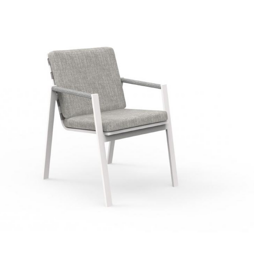 Padded Outdoor Dining Armchair | Talenti Cottage | italianfurniture.com