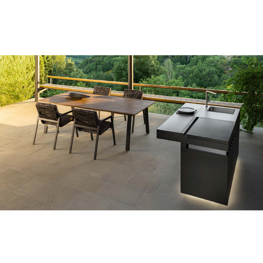 Padded Outdoor Dining Armchair | Talenti Cottage | italianfurniture.com