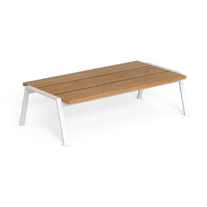 Iroko Wood Outdoor Coffee Table | Talenti Cottage | Italianfurniture.com