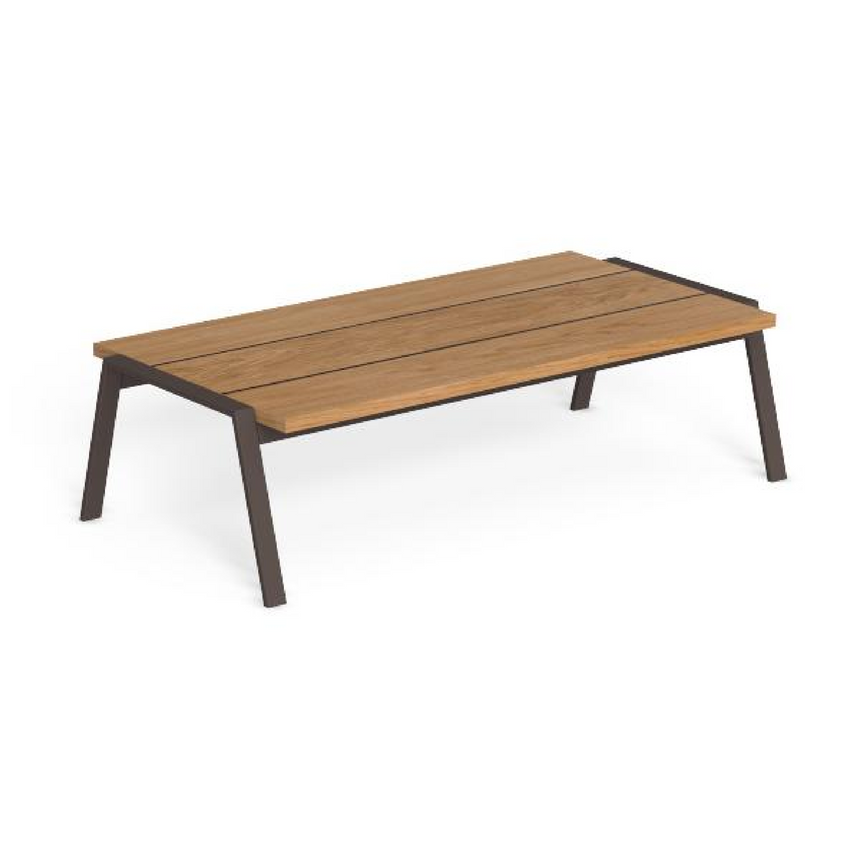 Iroko Wood Outdoor Coffee Table | Talenti Cottage | Italianfurniture.com