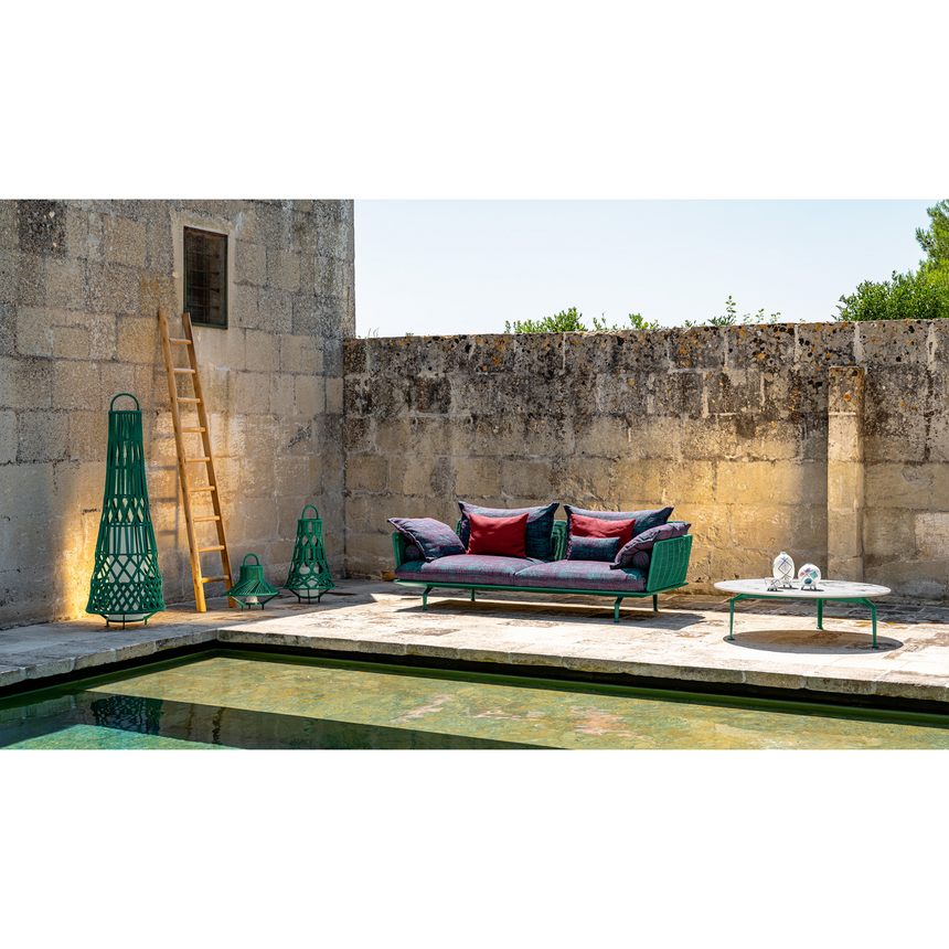 Aluminum Outdoor 3-Seater Sofa | Talenti Cruise | Italianfurniture.com