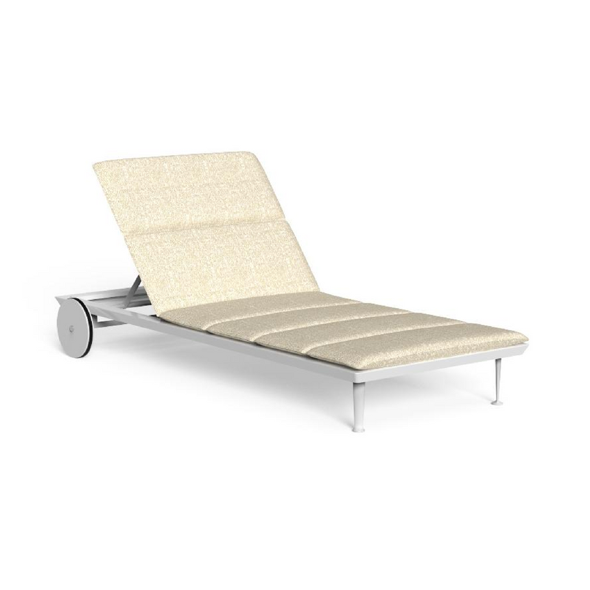 Aluminum Back-Wheeled Sun Lounger | Talenti Cruise | Italianfurniture.com