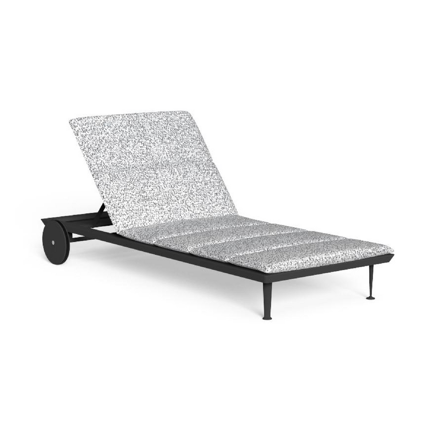 Aluminum Back-Wheeled Sun Lounger | Talenti Cruise | Italianfurniture.com