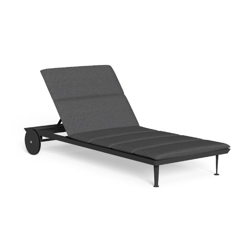 Aluminum Back-Wheeled Sun Lounger | Talenti Cruise | Italianfurniture.com