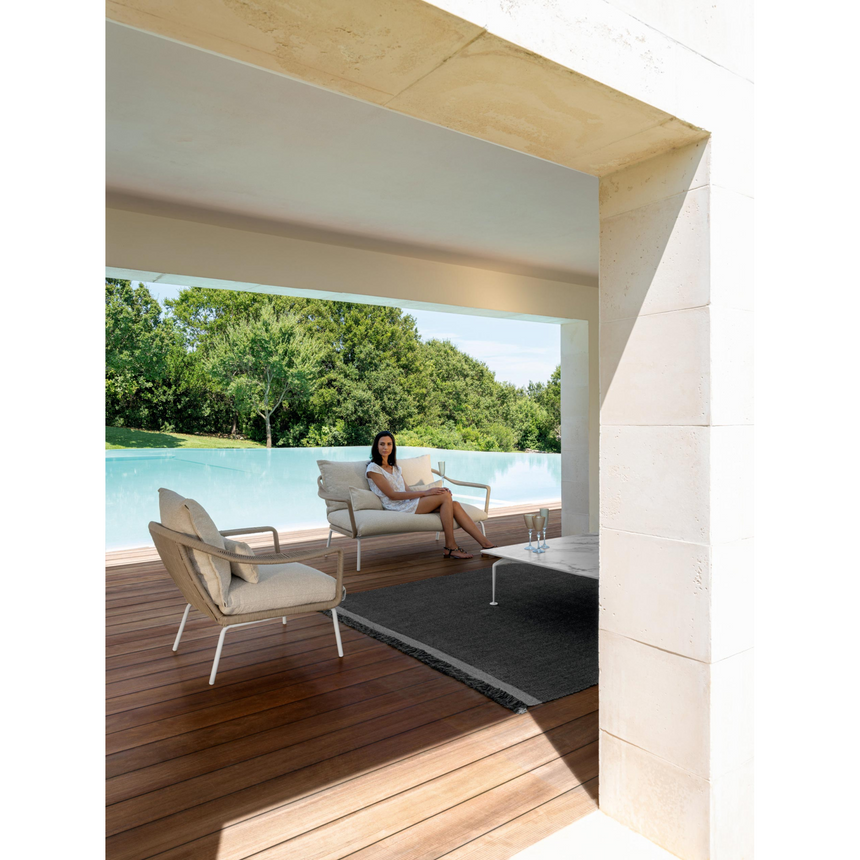 Aluminum Outdoor Loveseat | Talenti Cruise | Italianfurniture.com