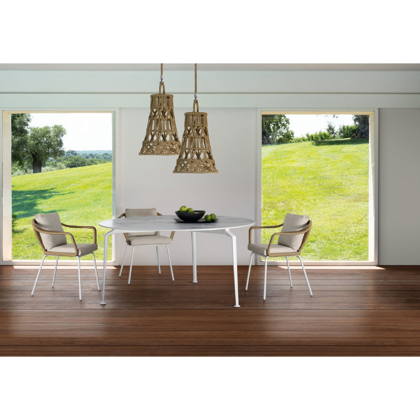 Aluminum Outdoor Dining Armchair | Talenti Cruise | Italianfurniture.com