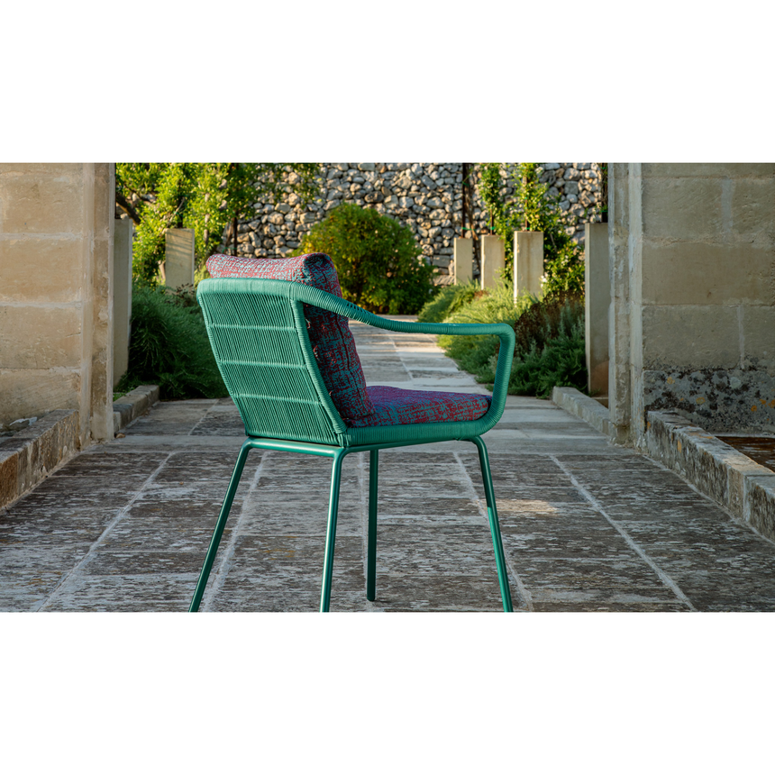 Aluminum Outdoor Dining Armchair | Talenti Cruise | Italianfurniture.com