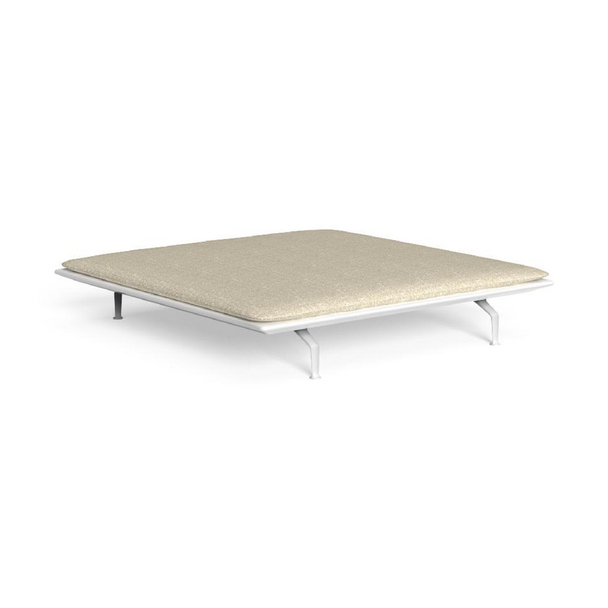 Aluminum Outdoor Square Ottoman | Talenti Cruise | Italianfurniture.com