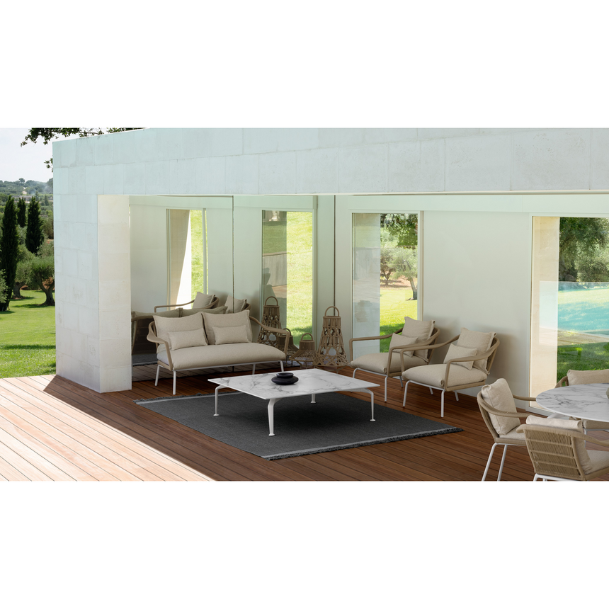 Aluminum Modern Outdoor Coffee Table | Talenti Cruise | Italianfurniture.com