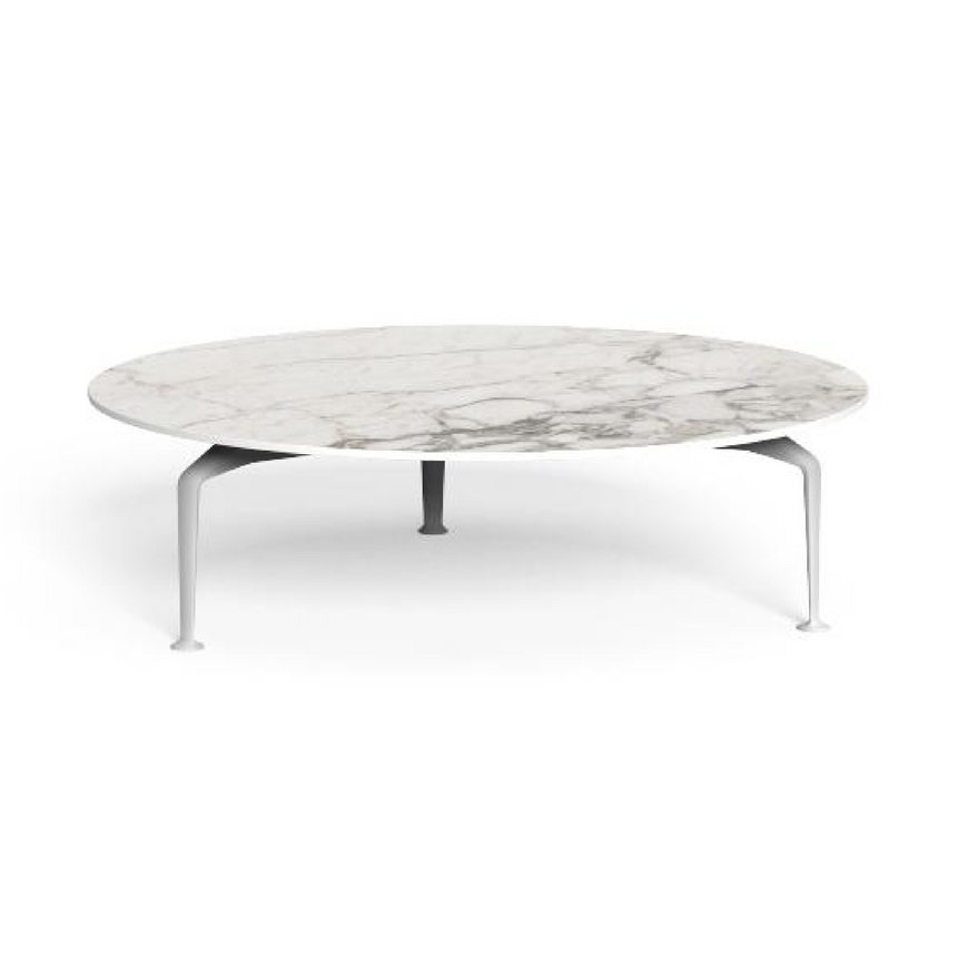 Aluminum Round Outdoor Coffee Table | Talenti Cruise | Italianfurniture.com