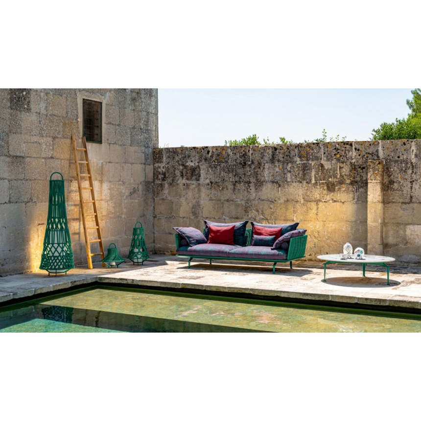 Aluminum Round Outdoor Coffee Table | Talenti Cruise | Italianfurniture.com