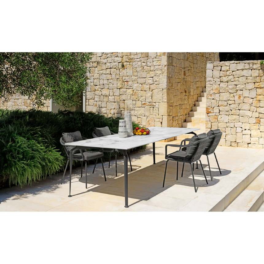Aluminum Outdoor Dining Table | Talenti Cruise | Italianfurniture.com