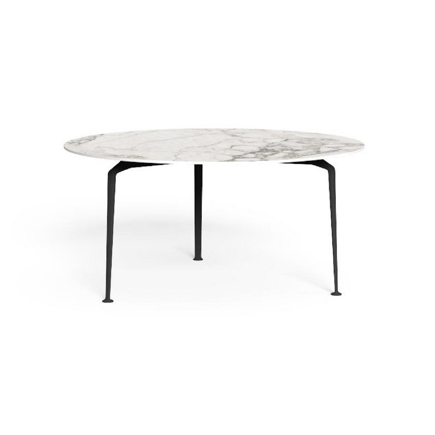Aluminum Round Outdoor Dining Table | Talenti Cruise | Italianfurniture.com