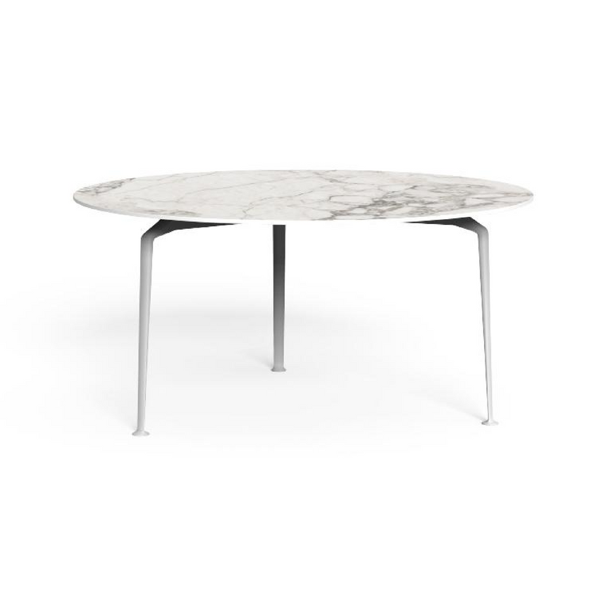Aluminum Round Outdoor Dining Table | Talenti Cruise | Italianfurniture.com