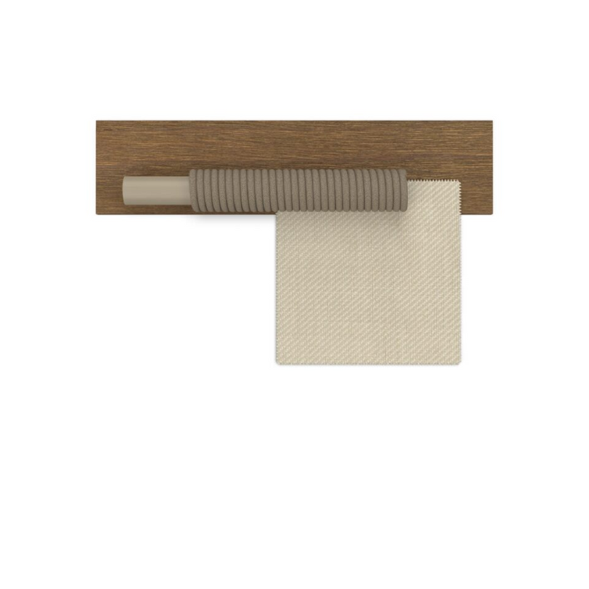 Padded Teak Outdoor Living Armchair | Talenti Cruise | Italianfurniture.com