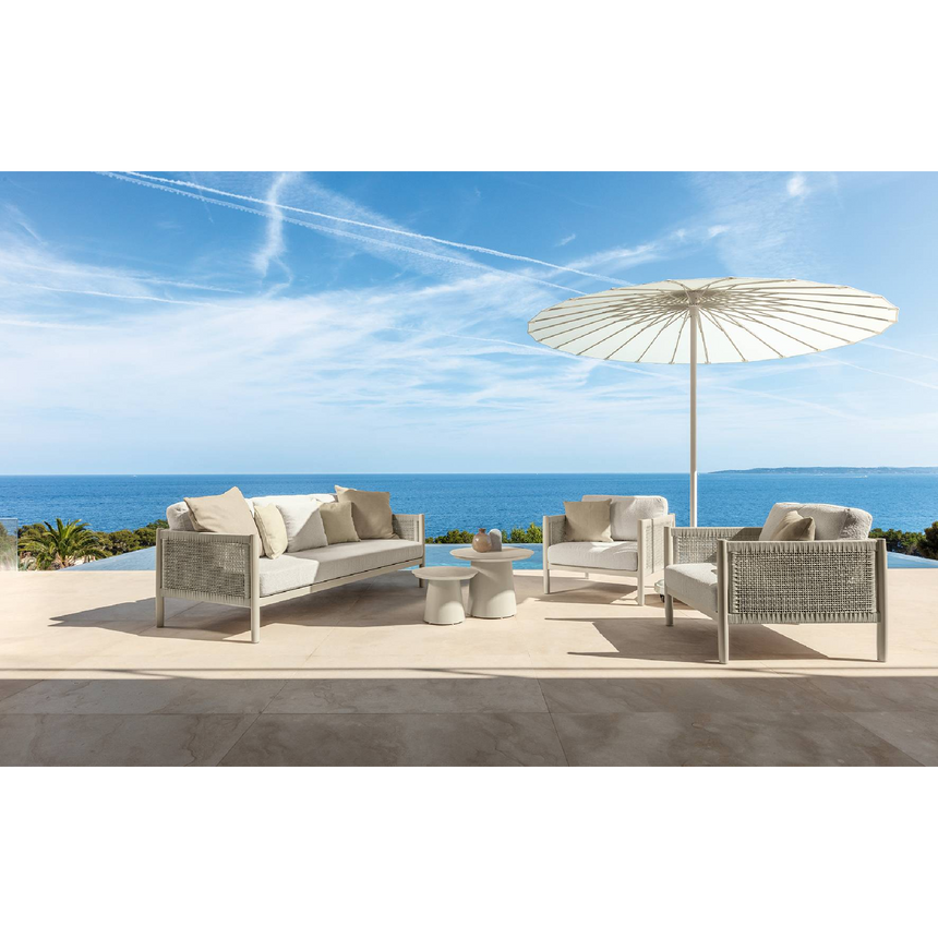 Conical Base Outdoor Coffee Table | Talenti Dolcevita | Italianfurniture.com