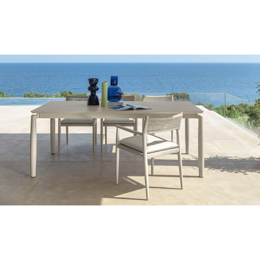 Aluminum Outdoor Extendable Dining Table | Talenti Dolcevita | Italianfurniture.com