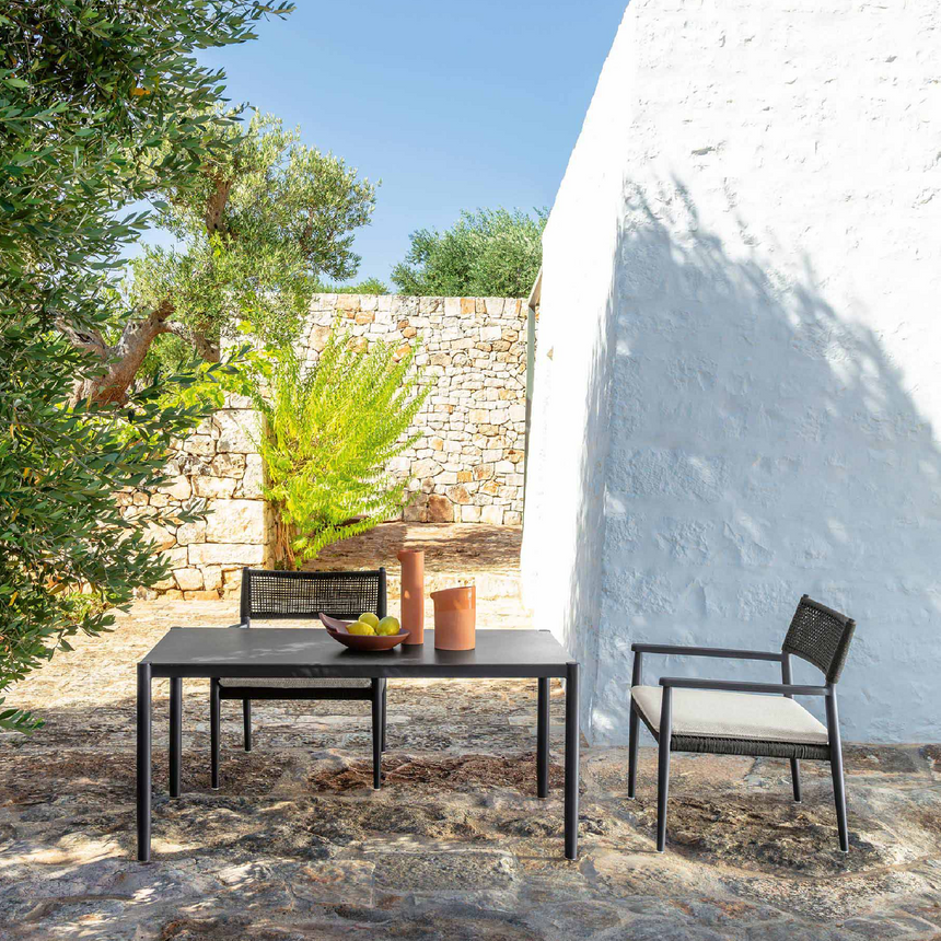 Contemporary Aluminum Outdoor Dining Table | Talenti Dolcevita | Italianfurniture.com