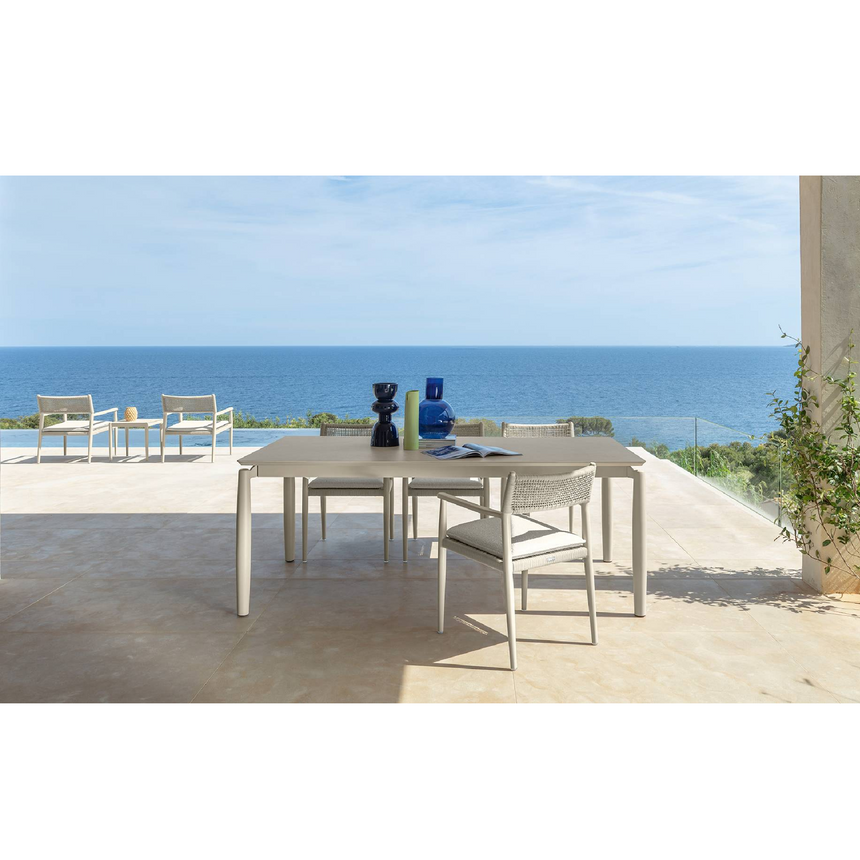 Contemporary Aluminum Outdoor Dining Table | Talenti Dolcevita | Italianfurniture.com