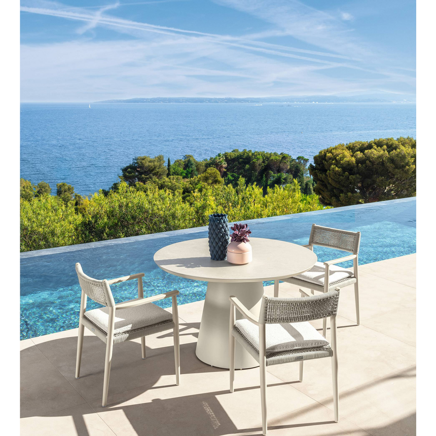 Conical Base Outdoor Dining Table | Talenti Dolcevita | Italianfurniture.com