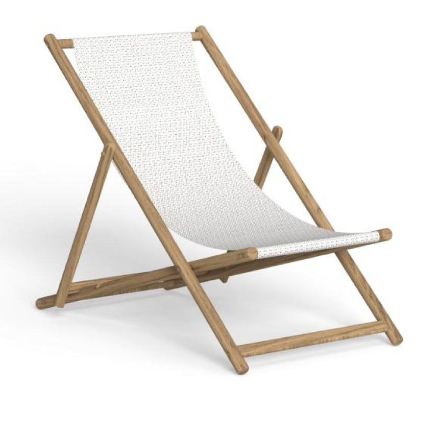 Teak Framed Deck Chair | Talenti Dolcevita