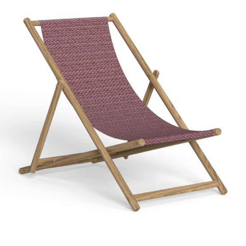 Teak Framed Deck Chair | Talenti Dolcevita | Italianfurniture.com