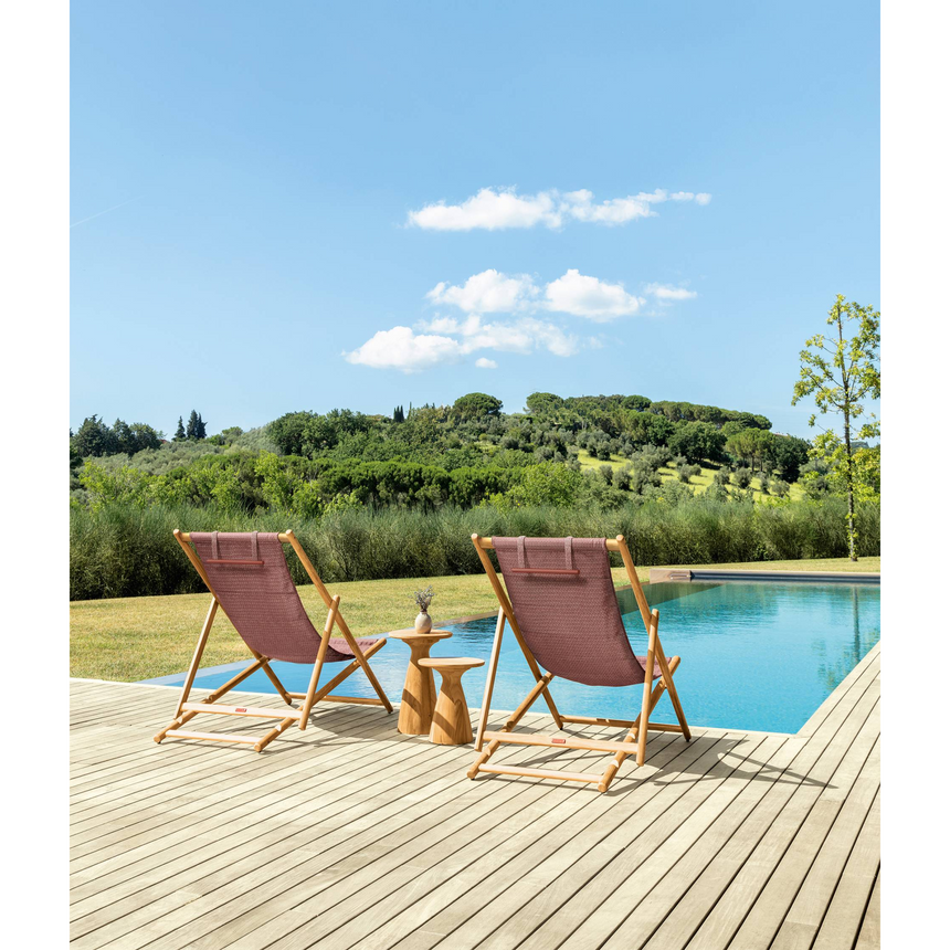 Teak Framed Deck Chair | Talenti Dolcevita | Italianfurniture.com