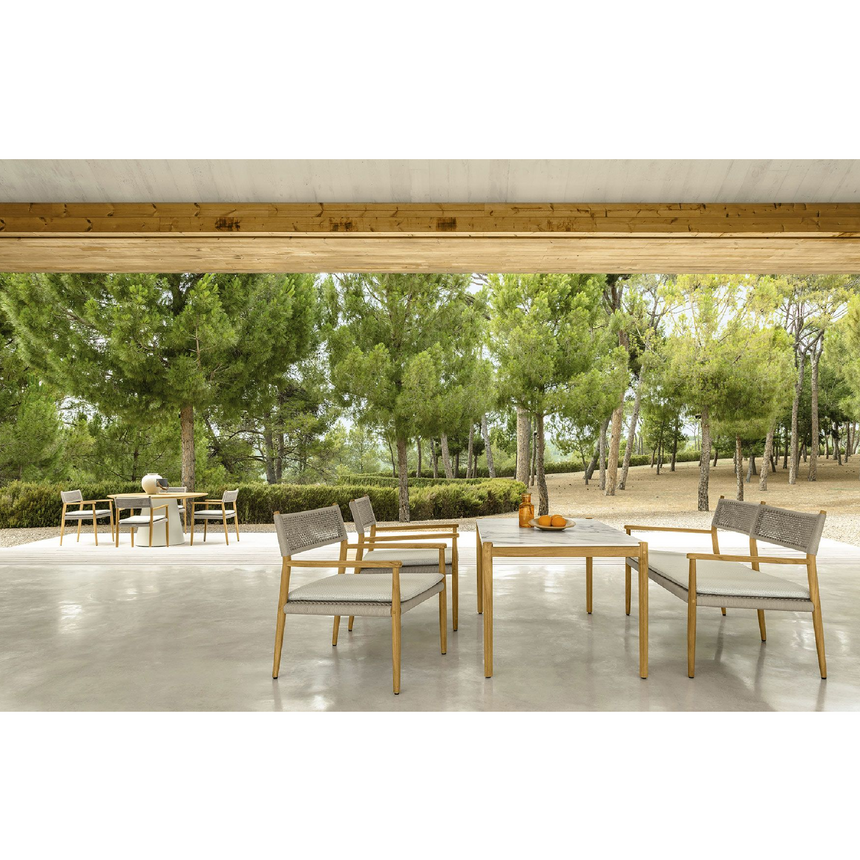 Weave Rope Outdoor Loveseat | Talenti Dolcevita | Italianfurniture.com