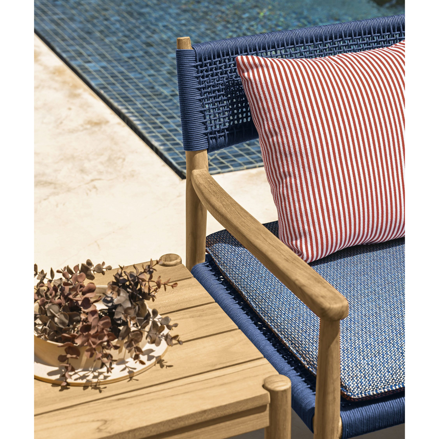 Weave Rope Outdoor Loveseat | Talenti Dolcevita | Italianfurniture.com