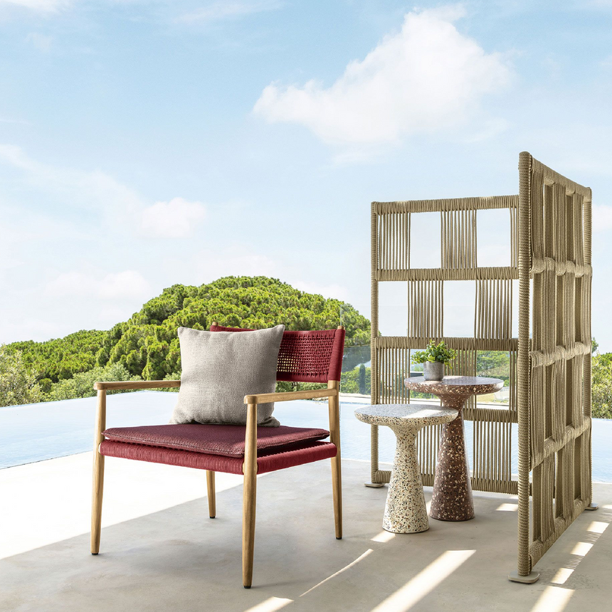 Weave Rope Outdoor Lounge Armchair | Talenti Dolcevita | Italianfurniture.com