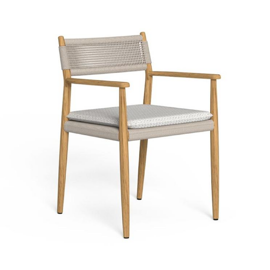 Weave Rope Outdoor Dining Armchair | Talenti Dolcevita | Italianfurniture.com