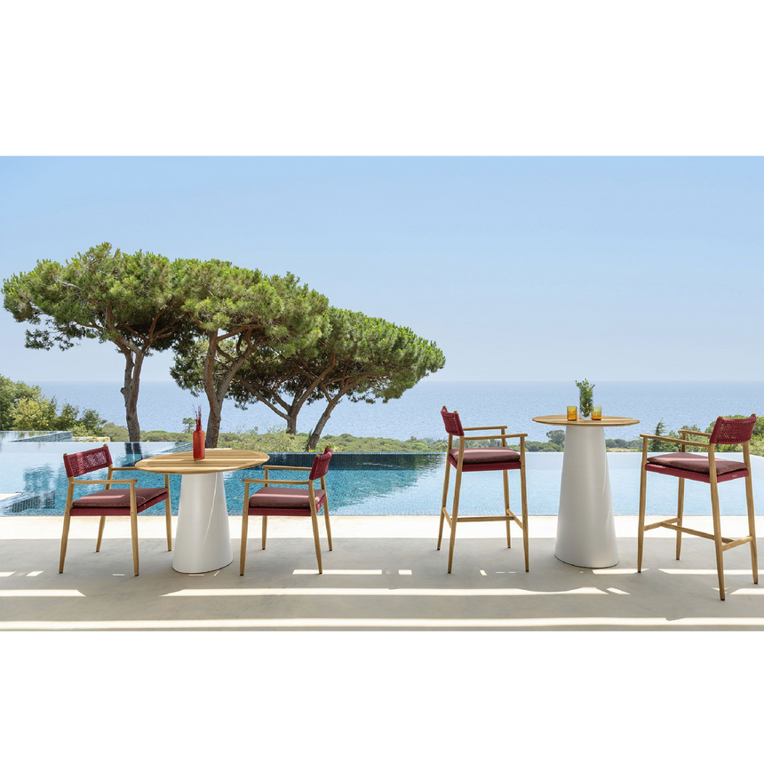 Weave Rope Outdoor Dining Armchair | Talenti Dolcevita | Italianfurniture.com