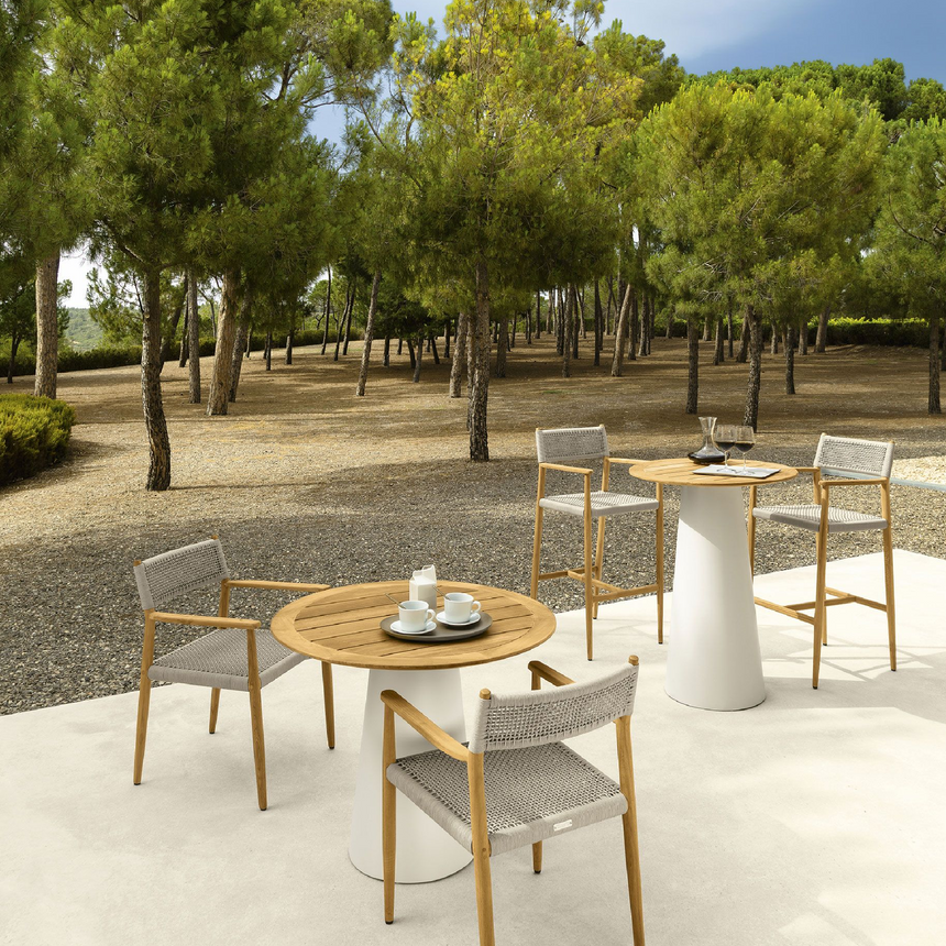 Weave Rope Outdoor Dining Armchair | Talenti Dolcevita | Italianfurniture.com