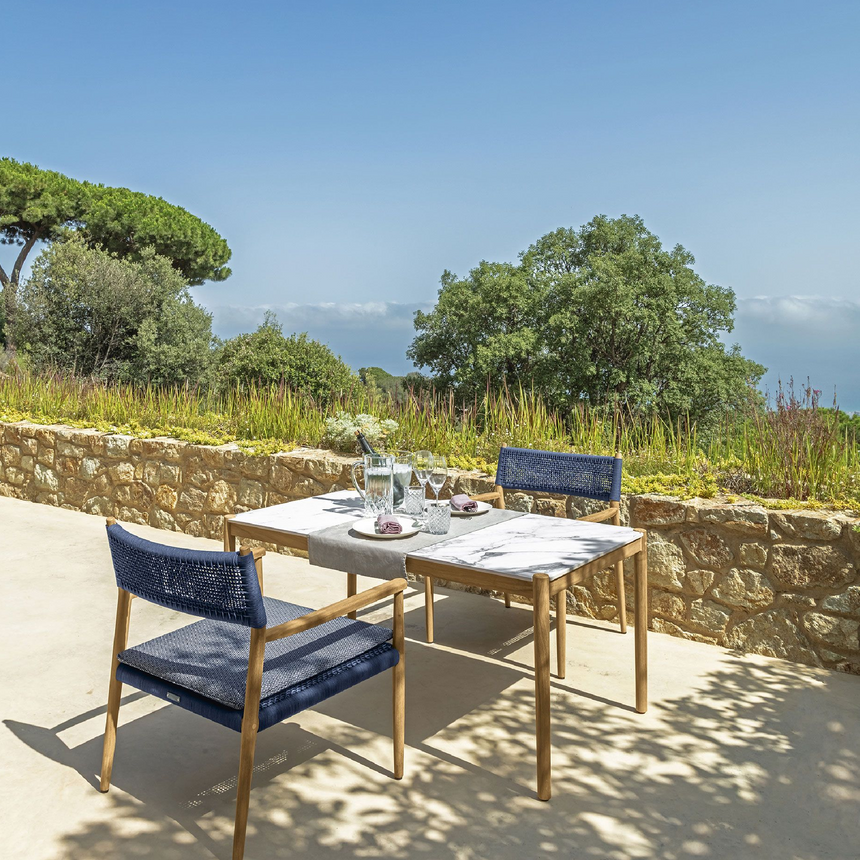 Weave Rope Outdoor Dining Armchair | Talenti Dolcevita | Italianfurniture.com