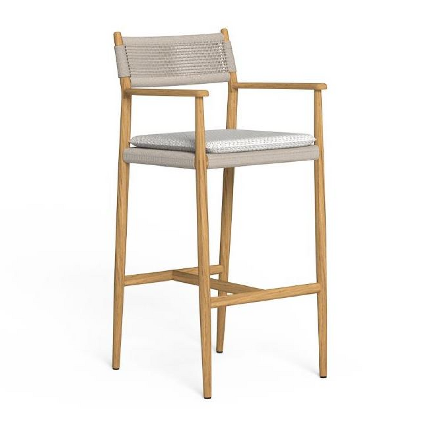 Weave Rope Outdoor Bar Stool | Talenti Dolcevita | Italianfurniture.com