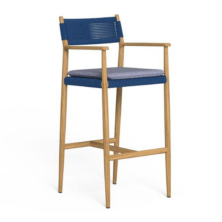 Weave Rope Outdoor Bar Stool | Talenti Dolcevita | Italianfurniture.com