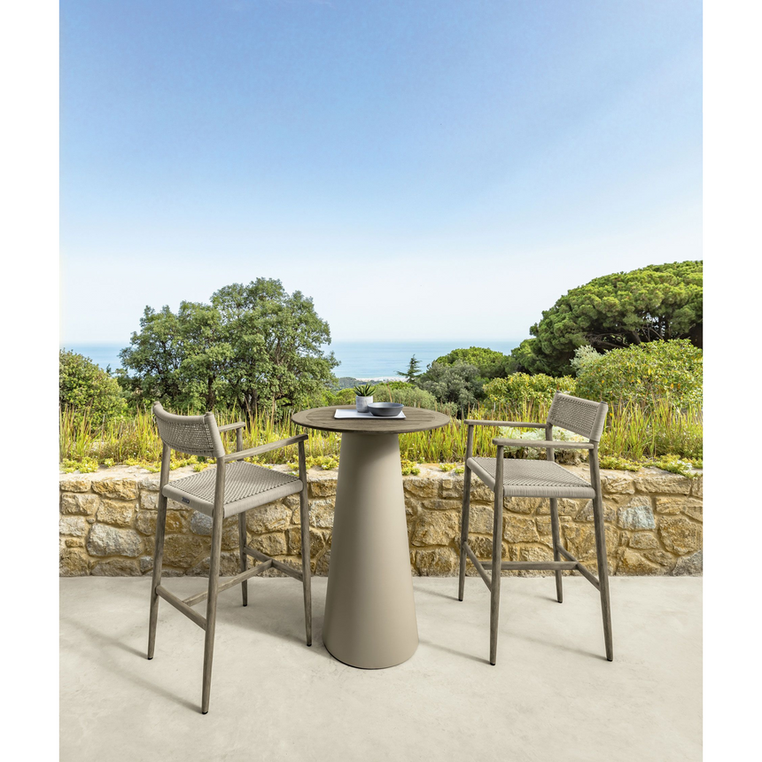 Weave Rope Outdoor Bar Stool | Talenti Dolcevita | Italianfurniture.com