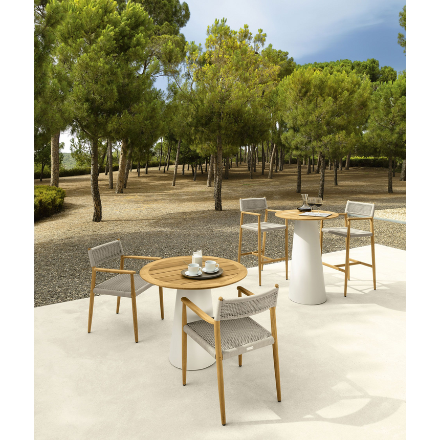 Weave Rope Outdoor Bar Stool | Talenti Dolcevita | Italianfurniture.com