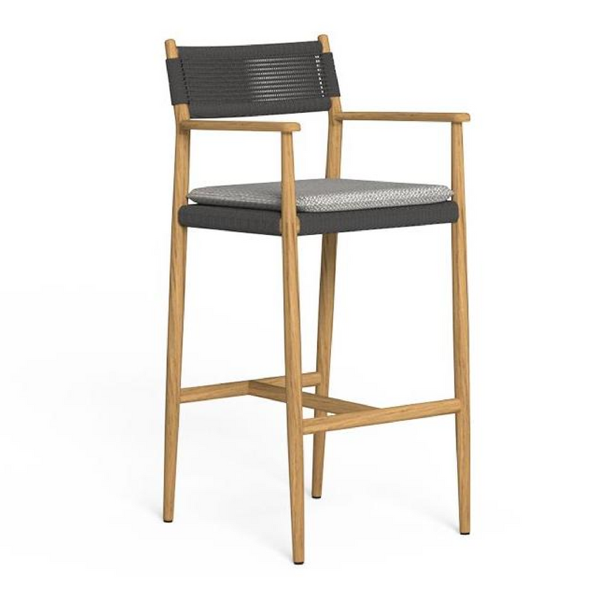 Weave Rope Outdoor Bar Stool | Talenti Dolcevita | Italianfurniture.com