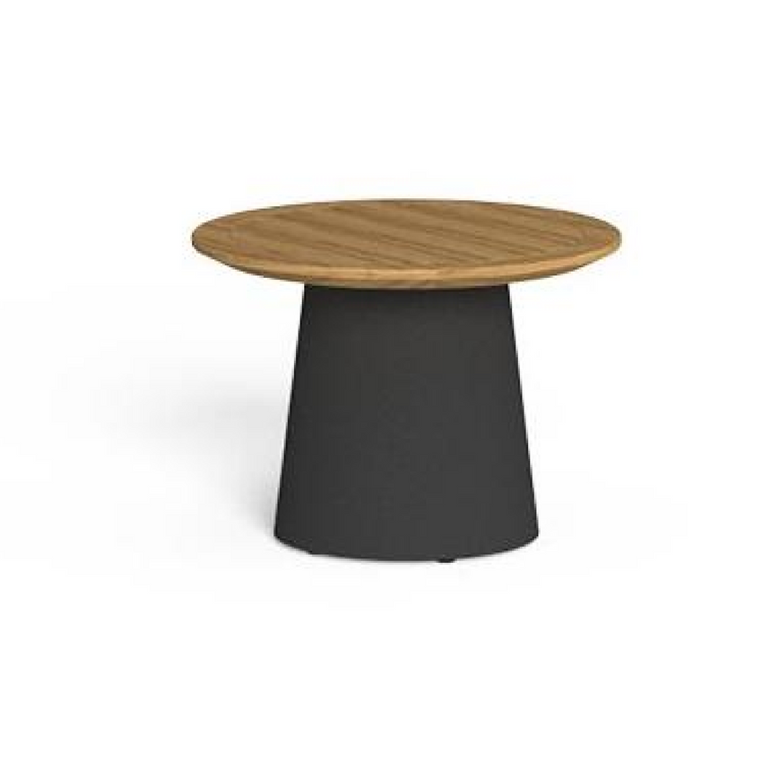 Round Teak Outdoor Coffee Table | Talenti Dolcevita | Italianfurniture.com