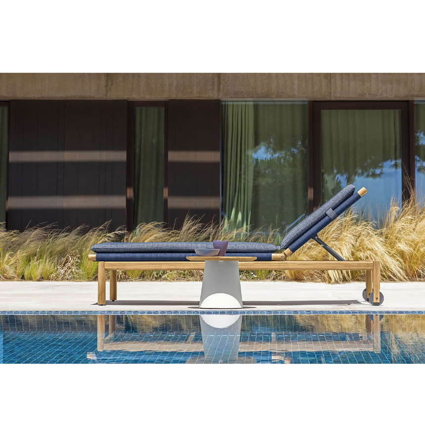 Round Teak Outdoor Coffee Table | Talenti Dolcevita | Italianfurniture.com