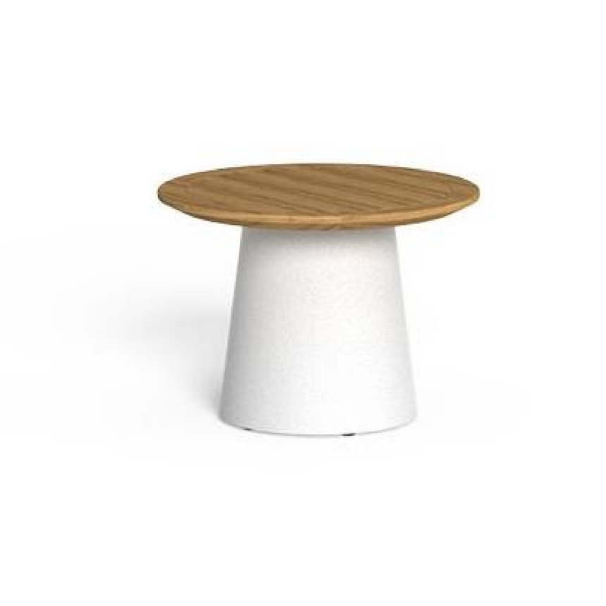 Round Teak Outdoor Coffee Table | Talenti Dolcevita | Italianfurniture.com