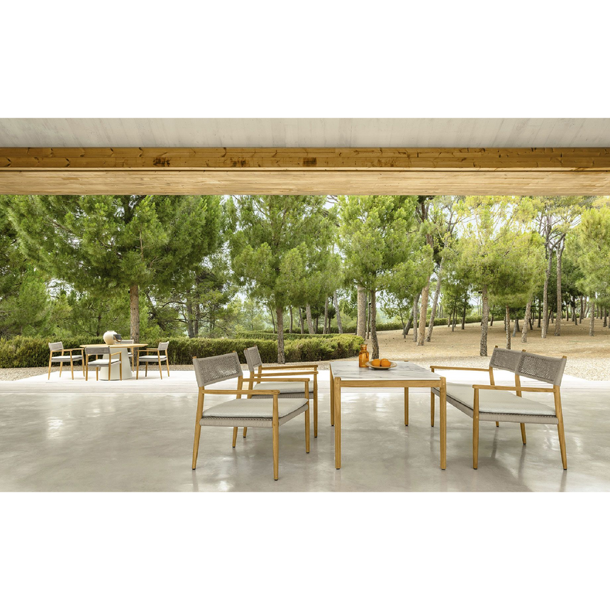 Teak Outdoor Dining Table | Talenti Dolcevita | Italianfurniture.com