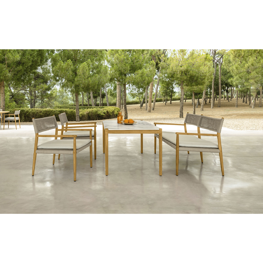 Teak Outdoor Dining Table | Talenti Dolcevita | Italianfurniture.com